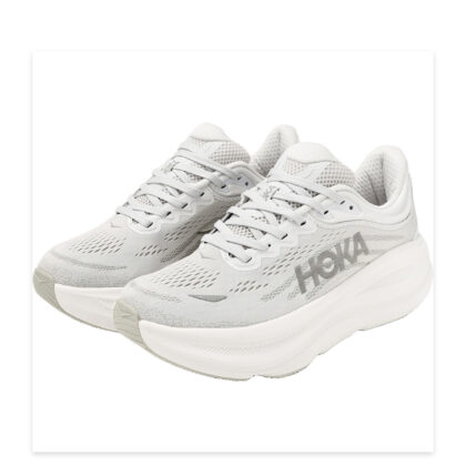 HOKA Bondi 9 Blanc / Argent